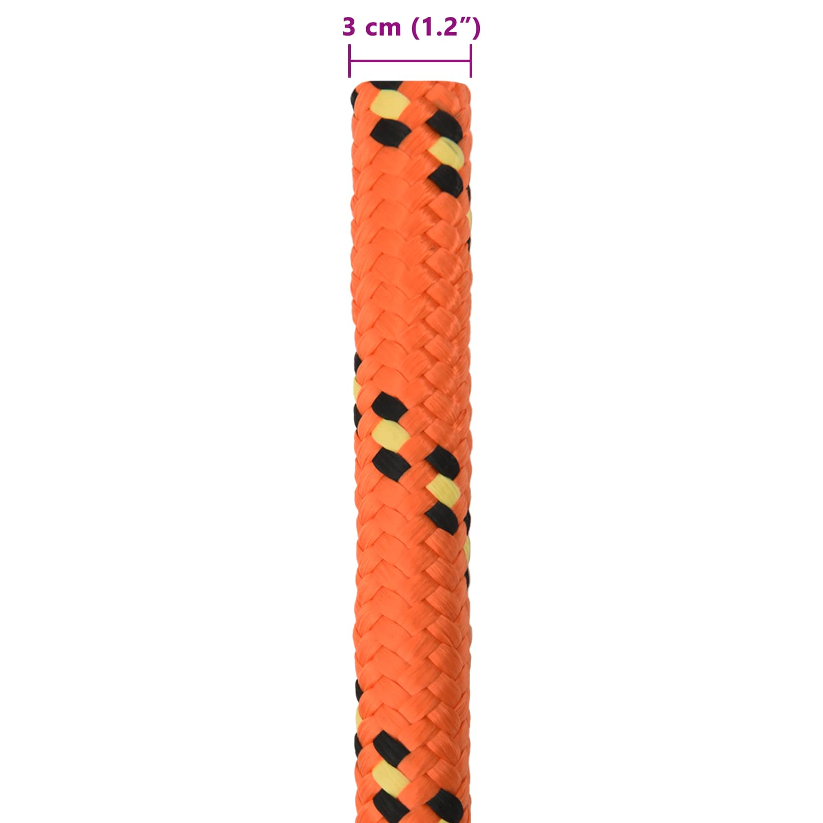 Bootsseil 3 mm 50 m Orange