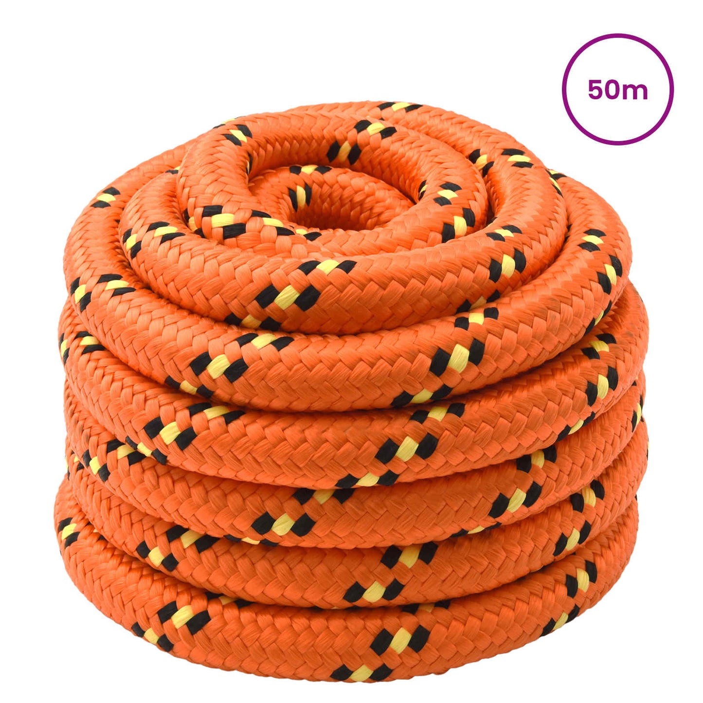 Bootsseil 3 mm 50 m Orange