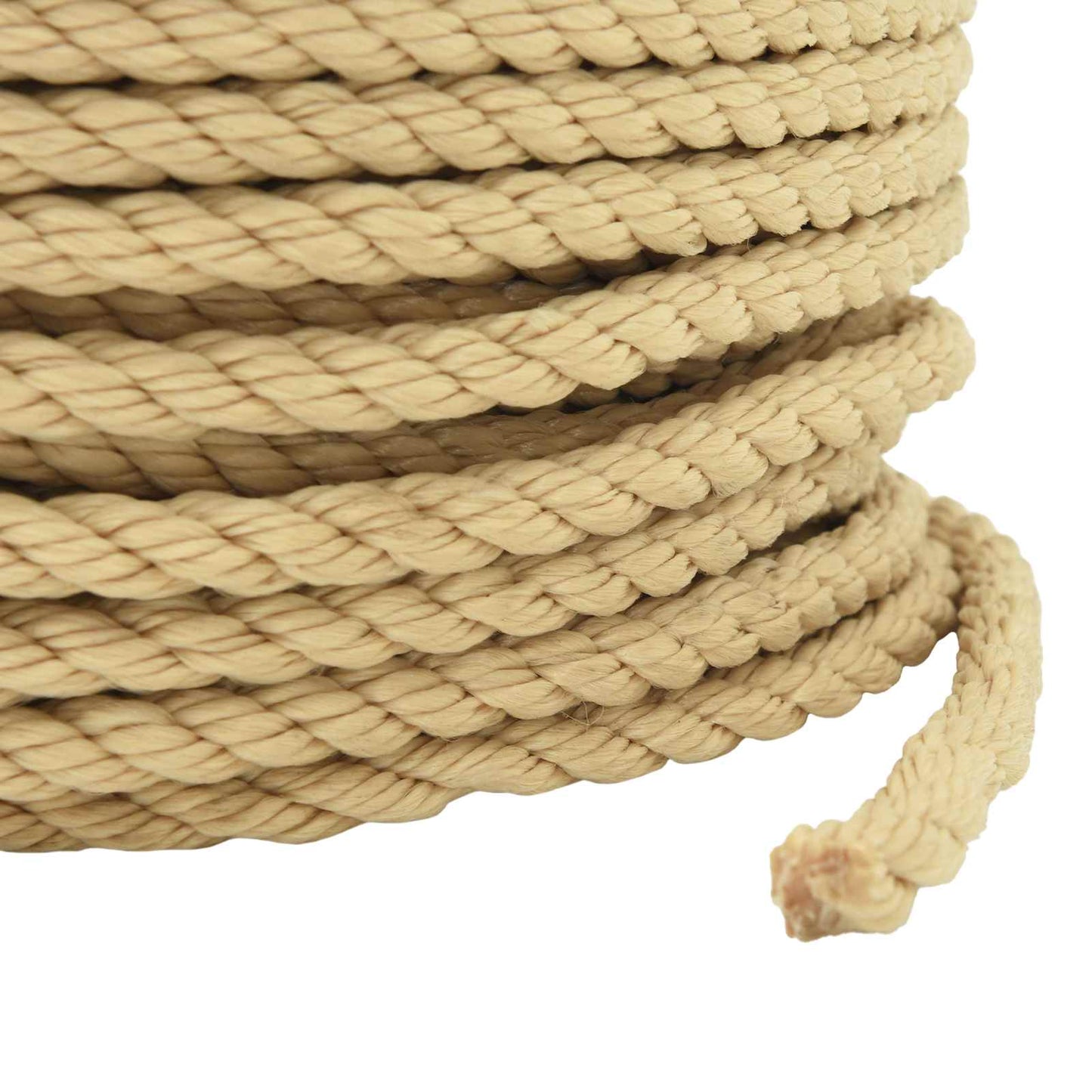 Bootsseil 8 mm 25 m Natur