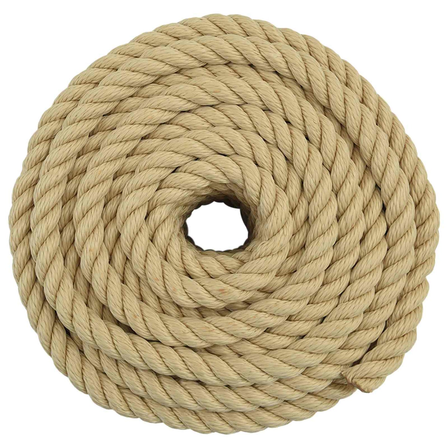 Bootsseil 2 mm 25 m Natur