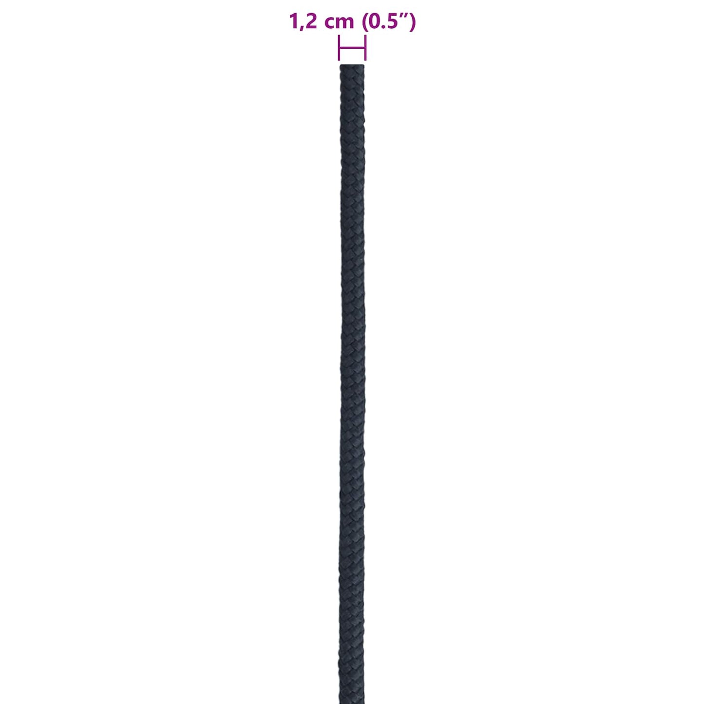 Bootsseil 1.2 mm 25 m Königsblau Polyester