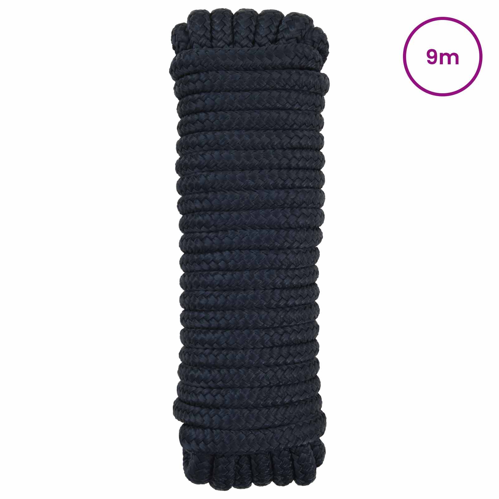 Bootsseil 14 mm 9 m Königsblau Polyester