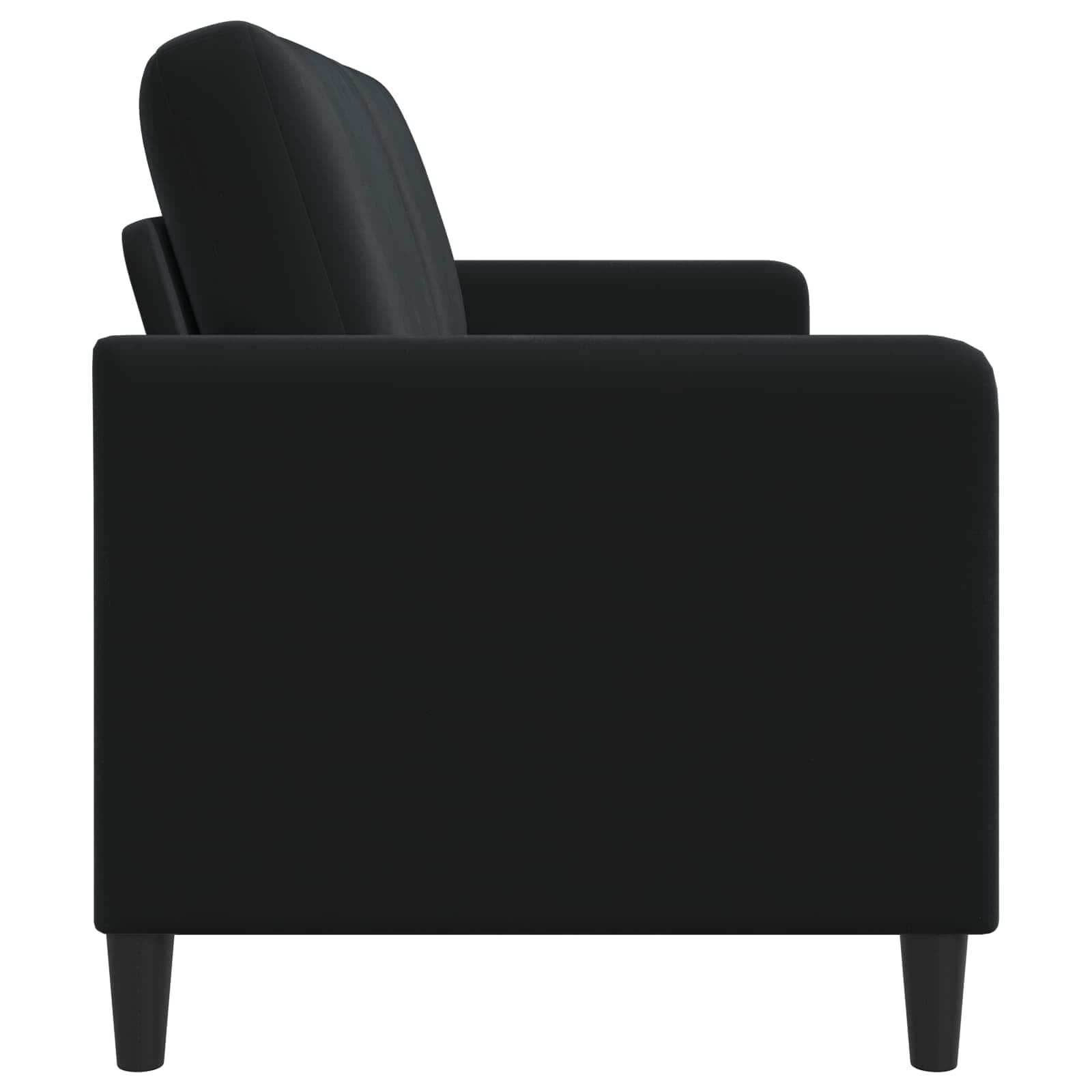 Sofa mit Stauraum Schwarz 152 x 78 x 87 cm Polyester