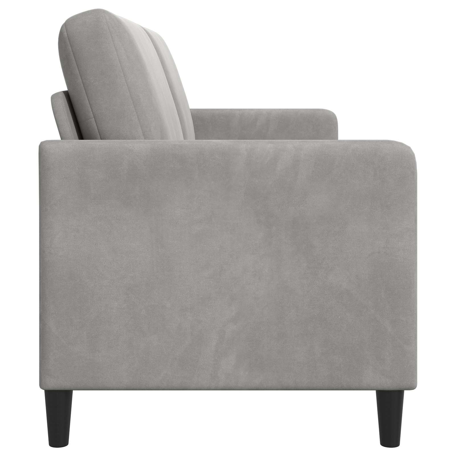Sofa mit Stauraum Hellgrau 192 x 78 x 87 cm Polyester