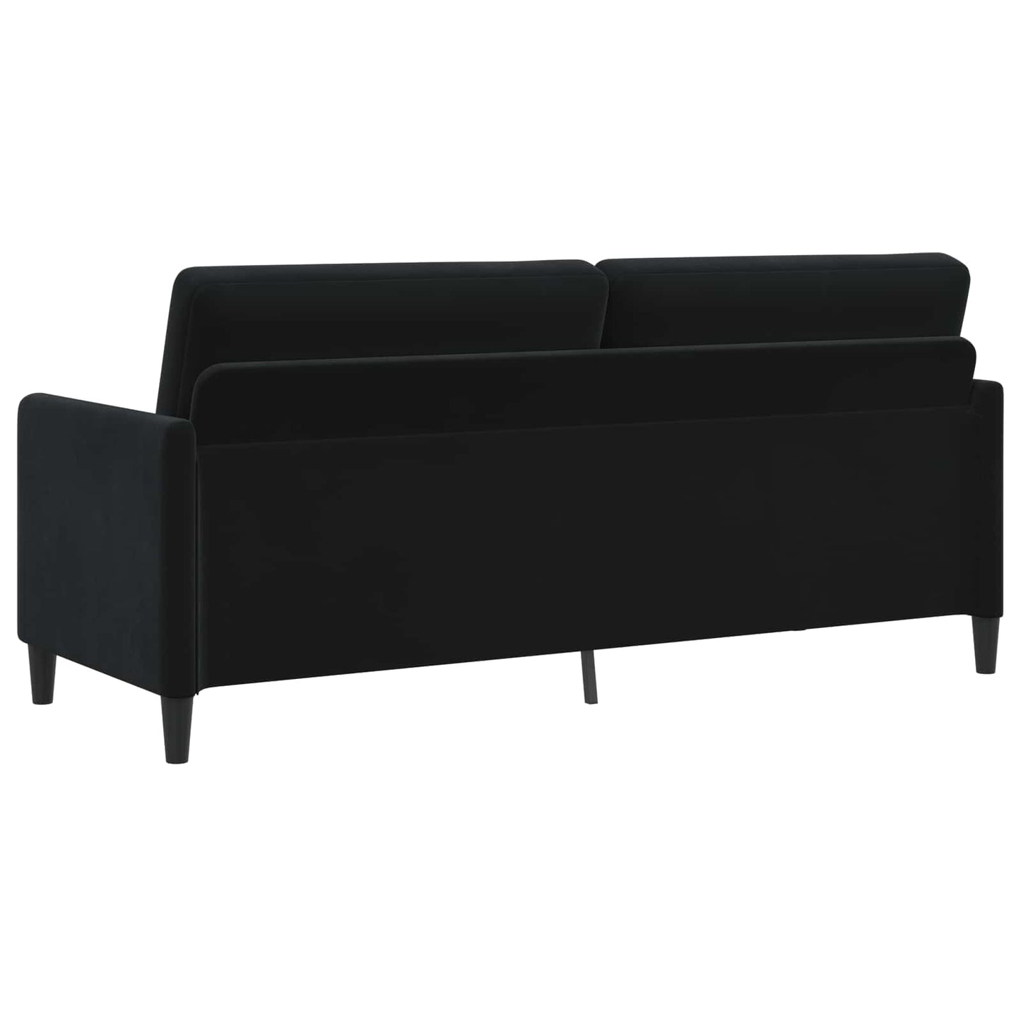 Sofa mit Stauraum Schwarz 192 x 78 x 87 cm Polyester