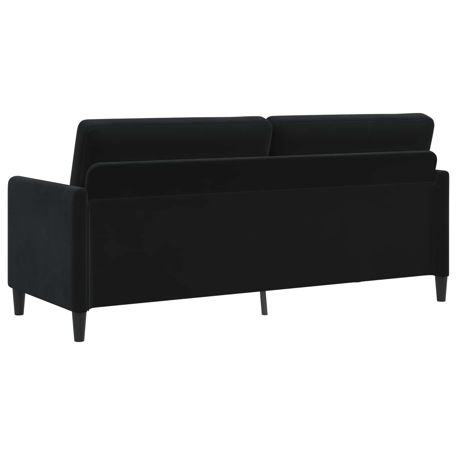 Sofa mit Stauraum Schwarz 192 x 78 x 87 cm Polyester