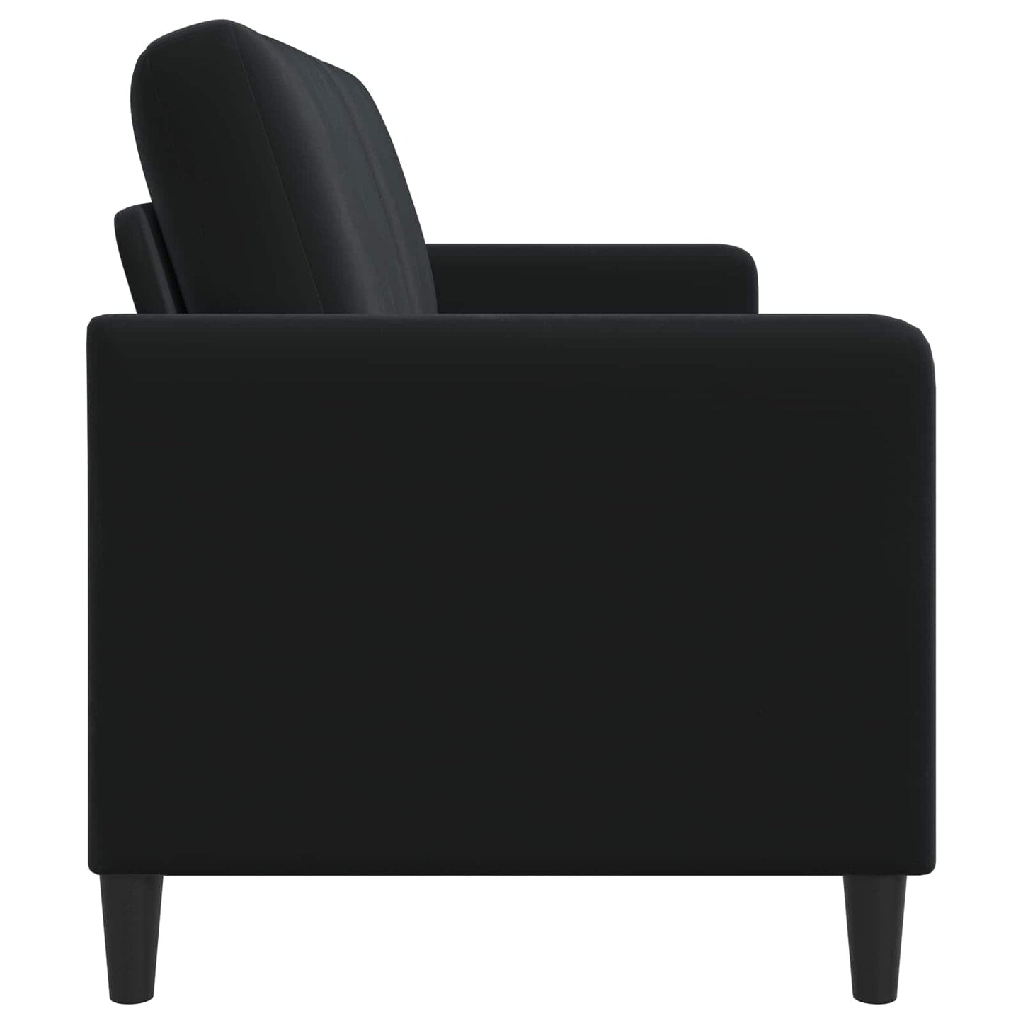 Sofa mit Stauraum Schwarz 192 x 78 x 87 cm Polyester