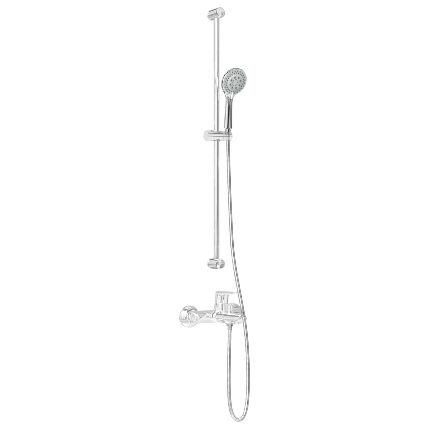 Duschkopfset Chrom 150 cm Edelstahl