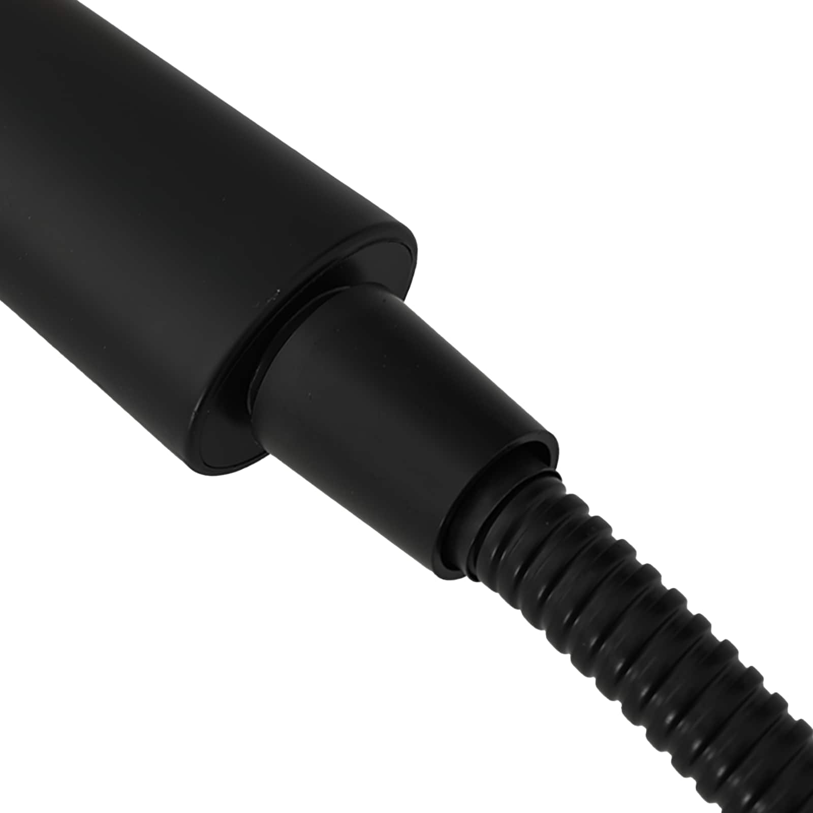 Duschkopfset Schwarz 150 cm Edelstahl