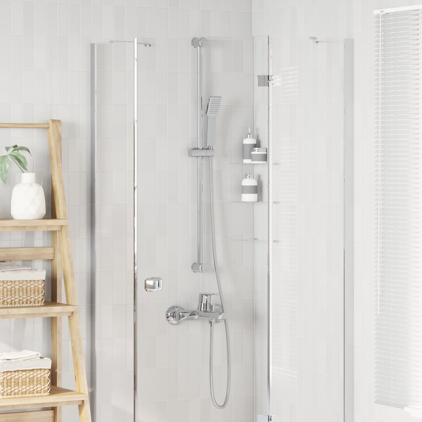 Duschkopfset Chrom 150 cm Edelstahl