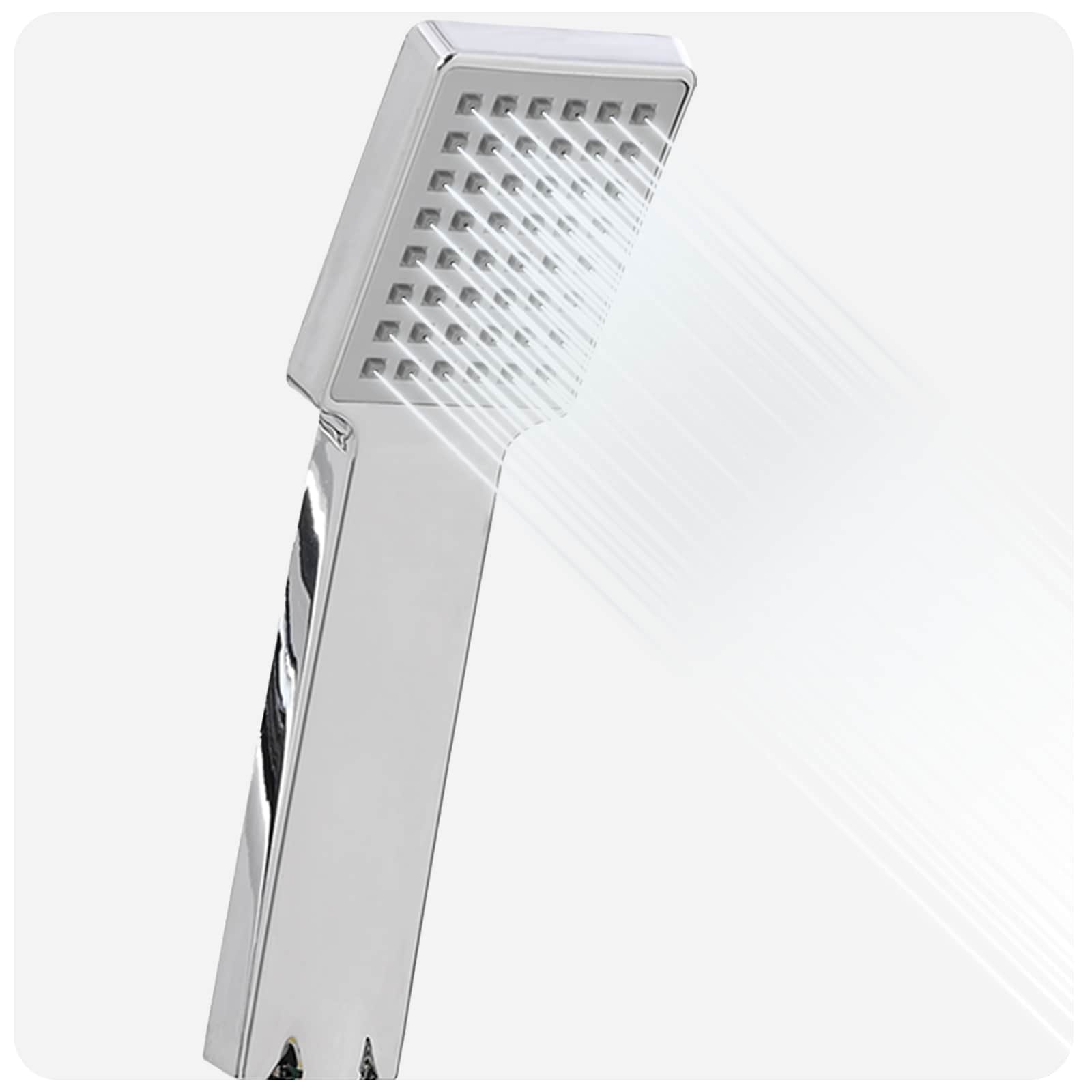 Duschkopfset Chrom 150 cm Edelstahl