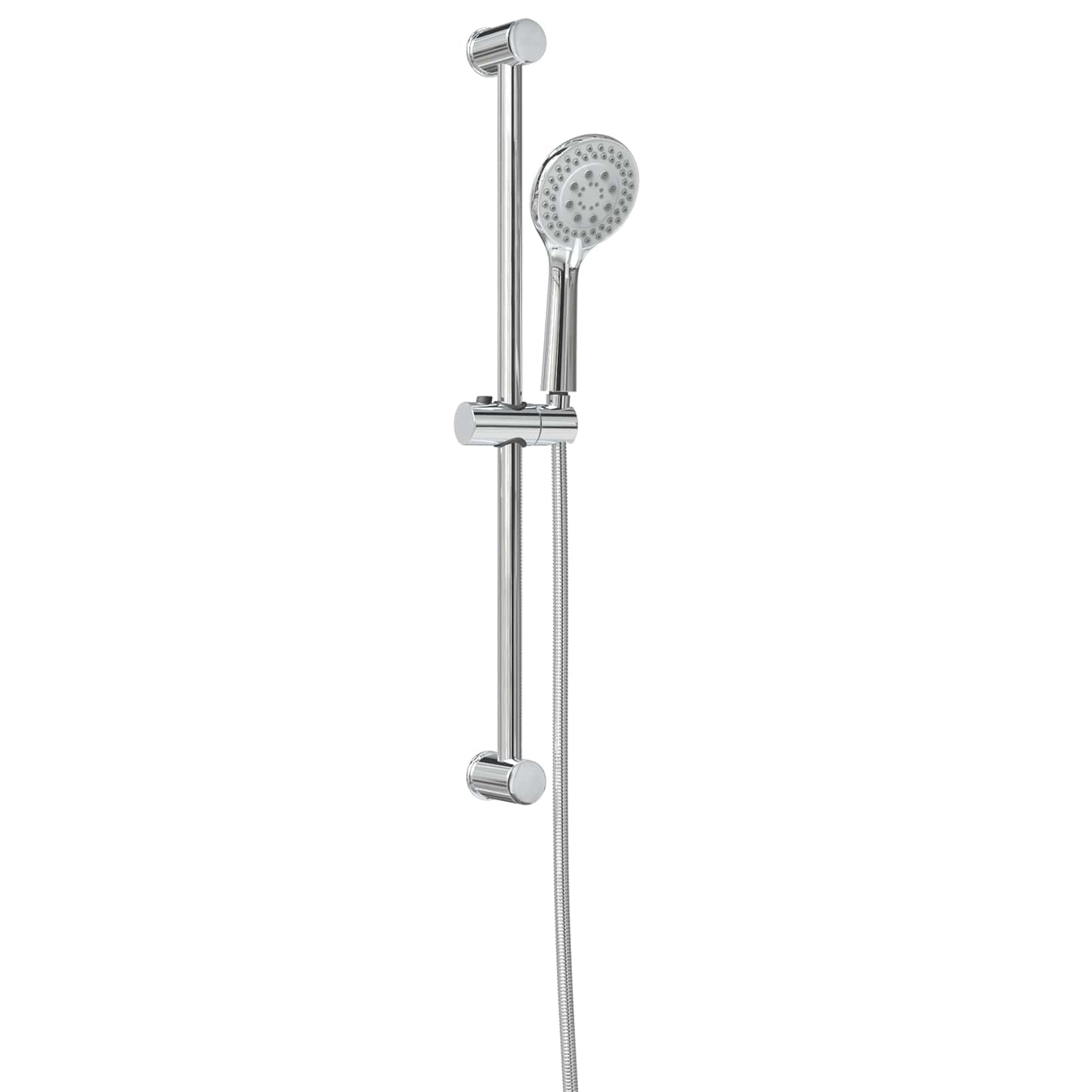 Duschsystem-Set Chrom 70 cm Edelstahl