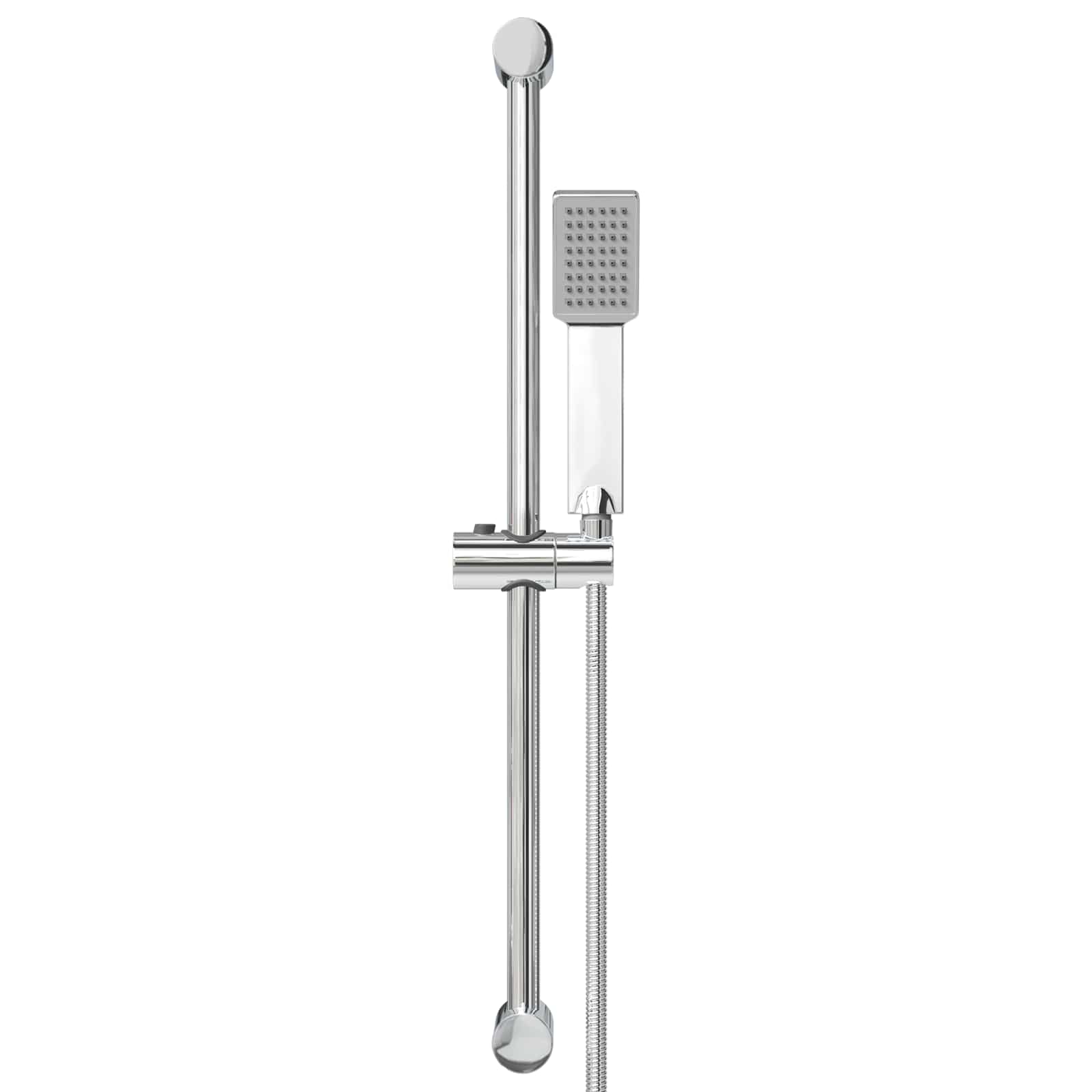 Duschsystem-Set Chrom 70 cm Edelstahl