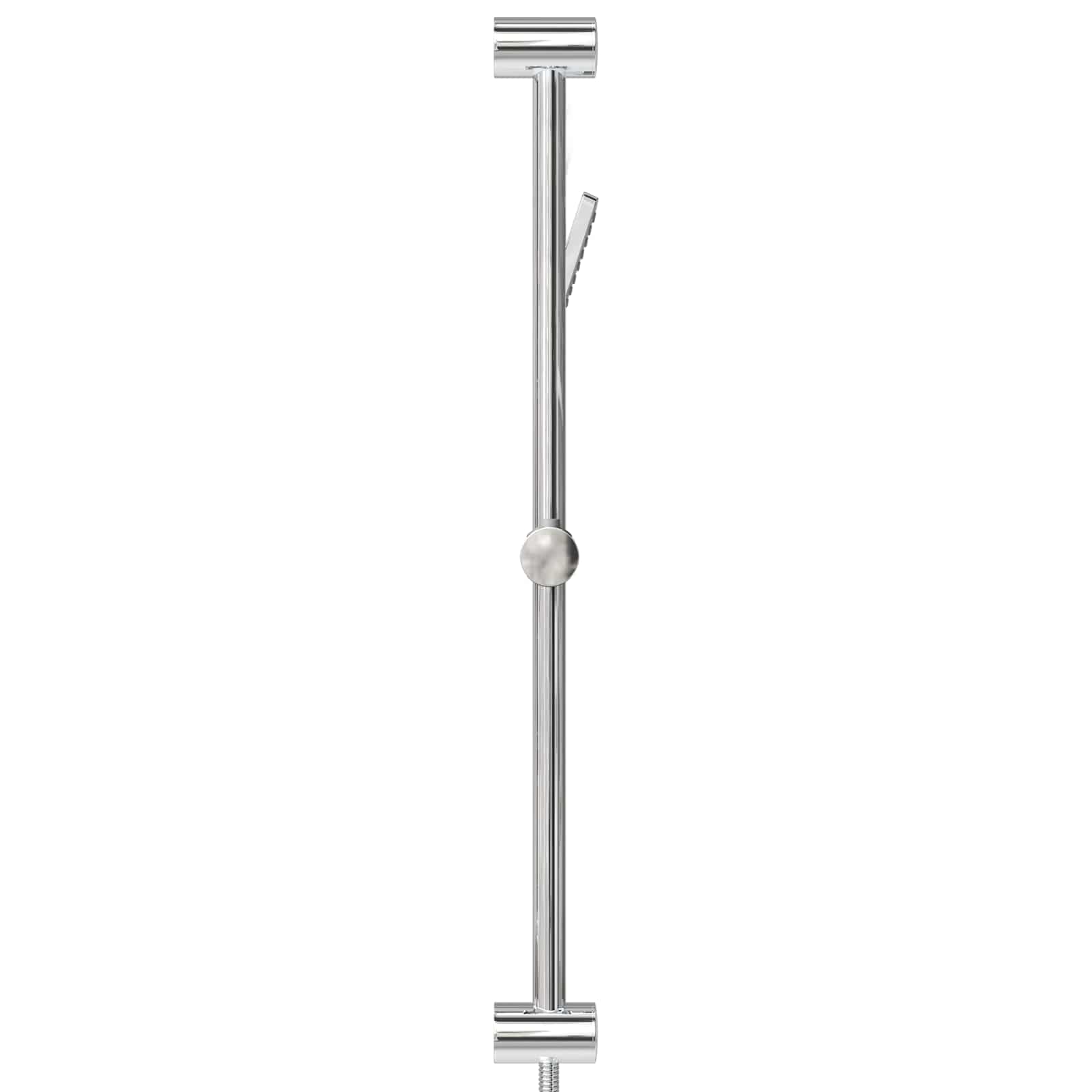 Duschsystem-Set Chrom 70 cm Edelstahl