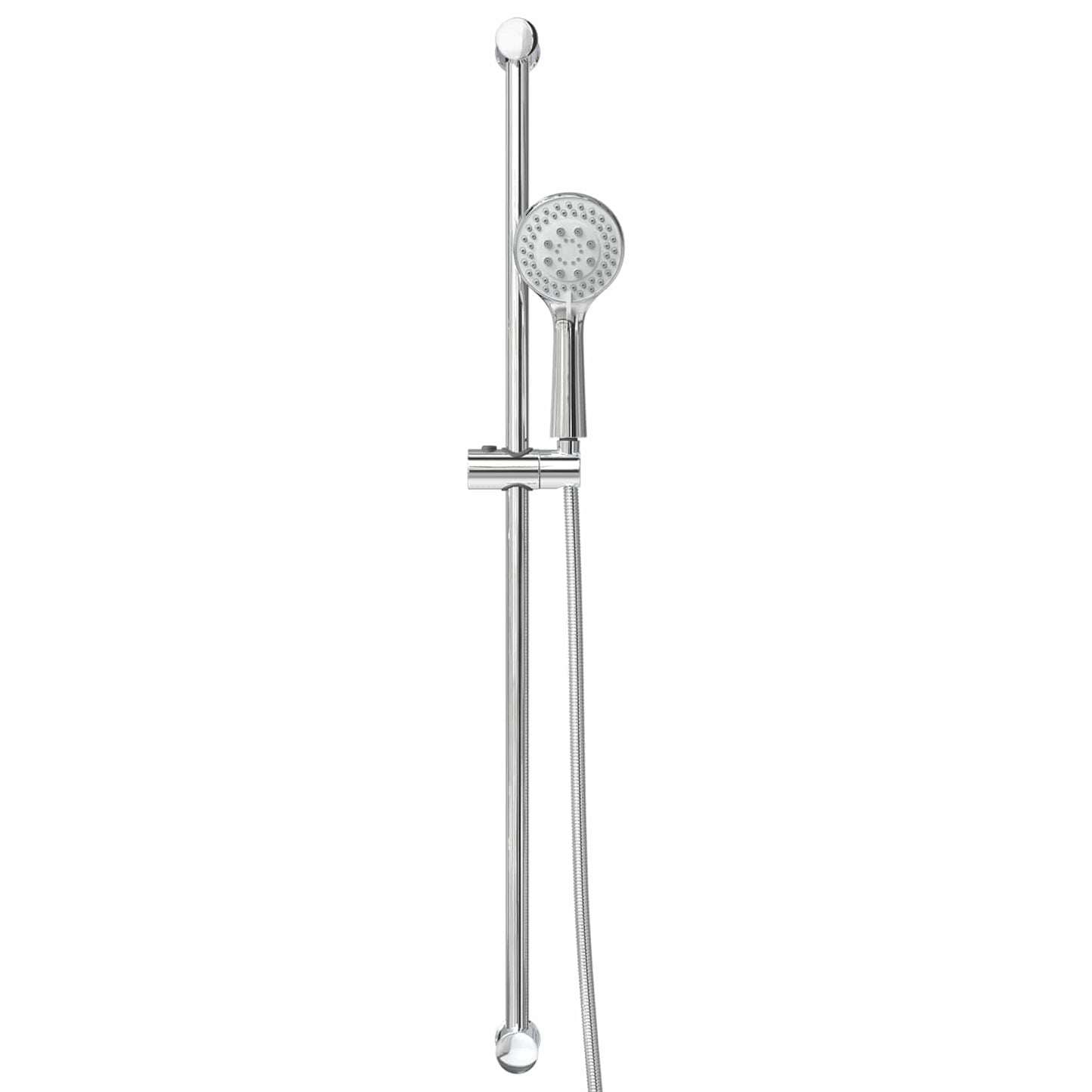 Duschsystem-Set Chrom 100 cm Edelstahl