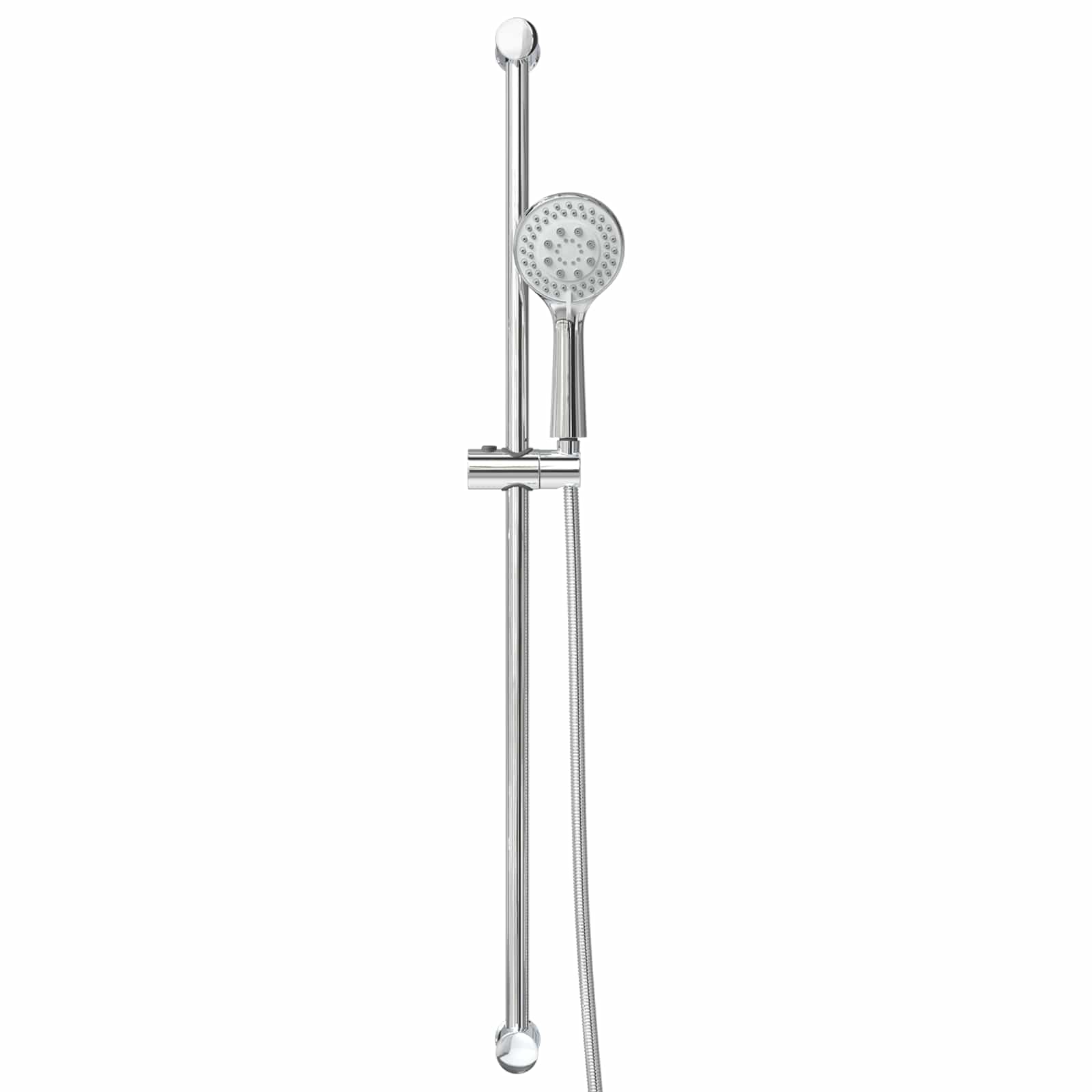 Duschsystem-Set Chrom 100 cm Edelstahl