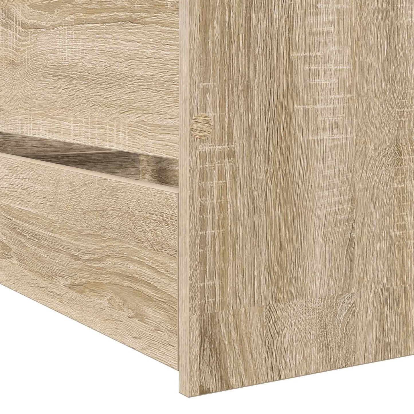 Bettrahmen mit Schubladen Sonoma-Eiche Holzwerkstoff