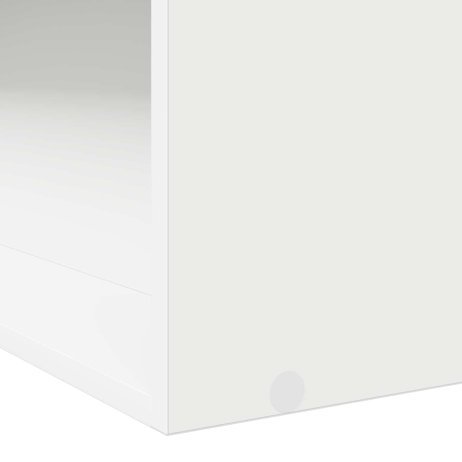 Bettgestell mit Stauraum Weiß 80 x 200 cm Holzwerkstoff