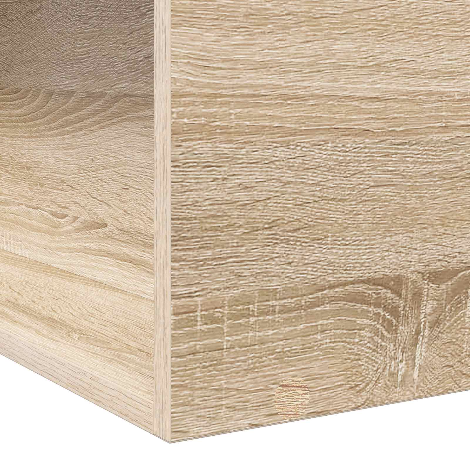 Bettgestell mit Stauraum Sonoma-Eiche 80 x 200 cm Holzwerkstoff