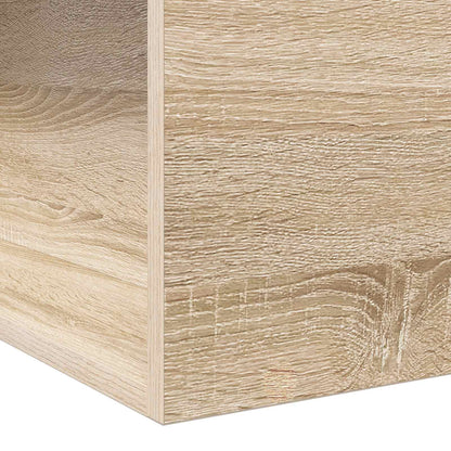 Bettgestell mit Stauraum Sonoma-Eiche 80 x 200 cm Holzwerkstoff