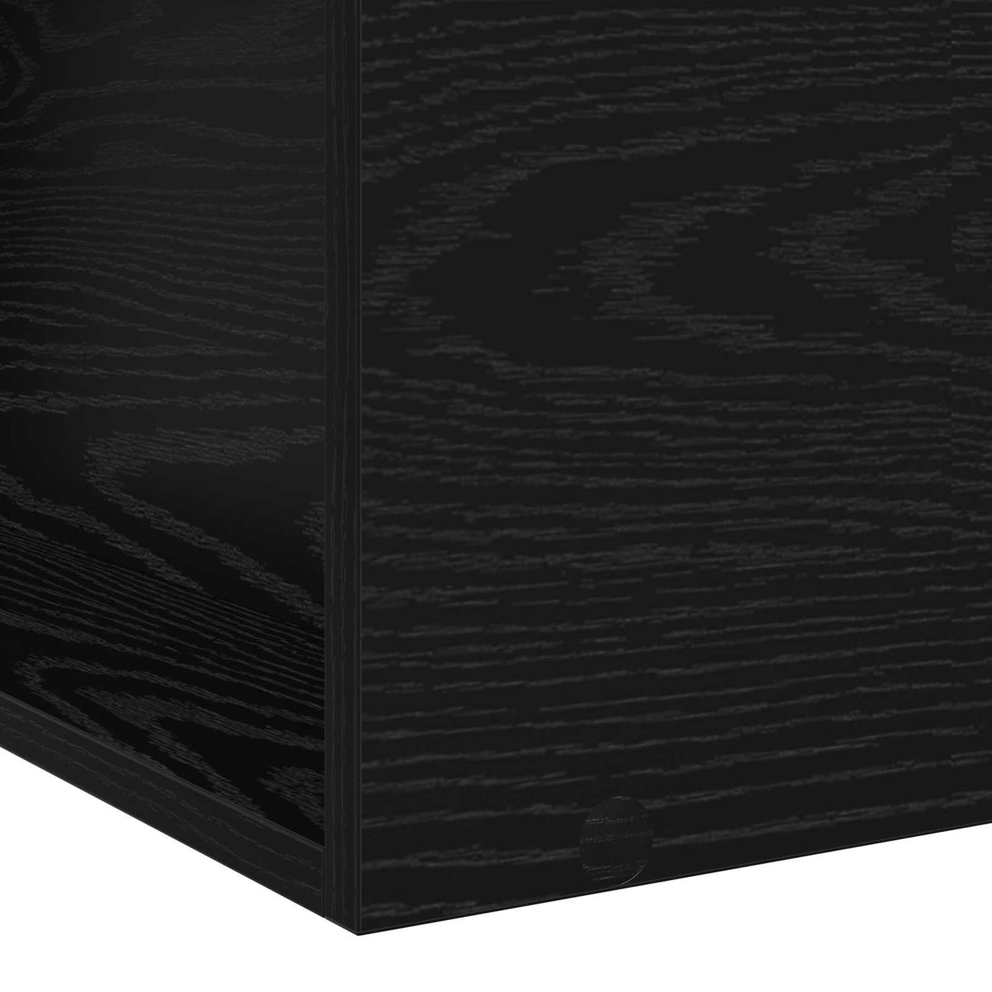 Bettgestell mit Stauraum mit Regal Schwarze Eiche 80 x 200 cm