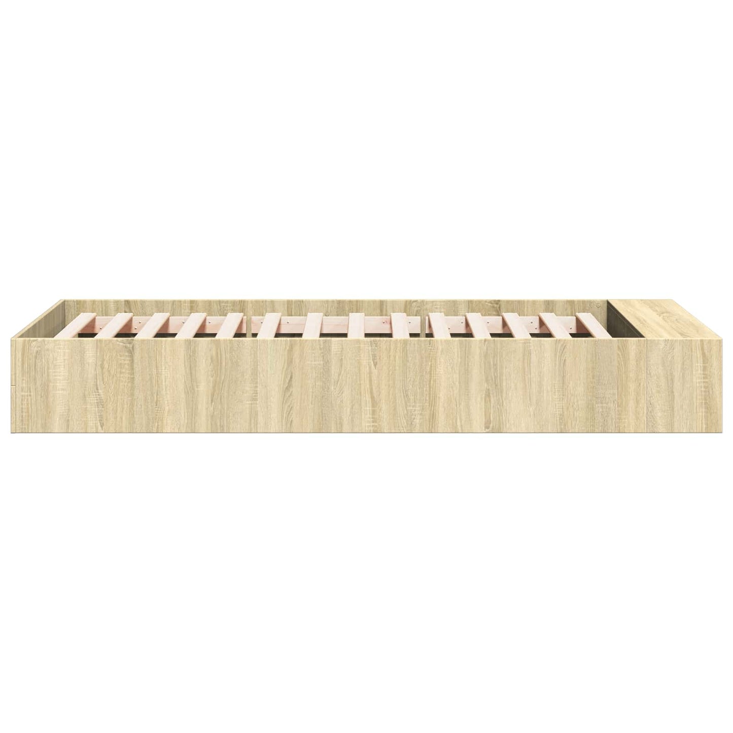 Bettgestell mit Stauraum Sonoma-Eiche 80 x 200 cm Holzwerkstoff