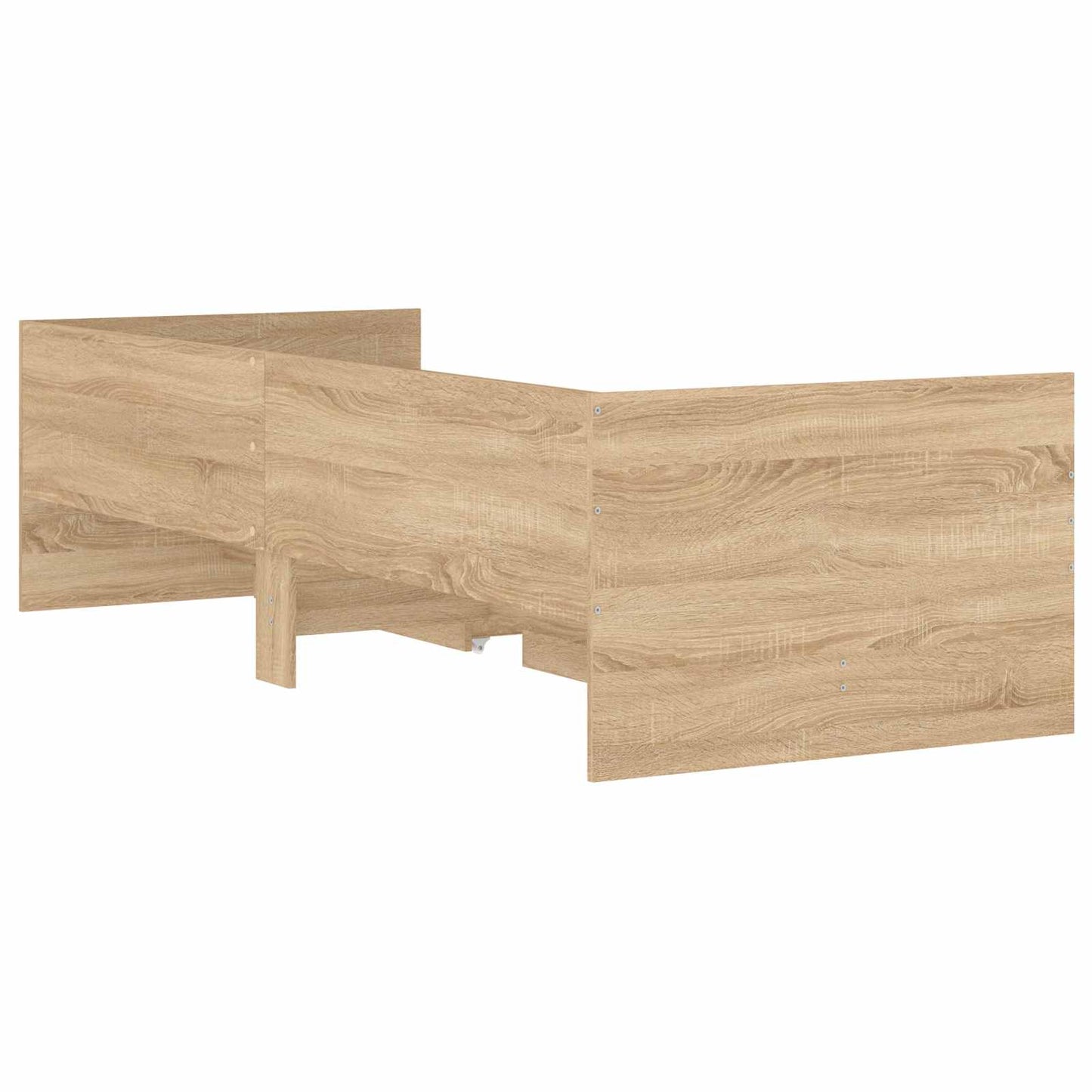 Bettgestell mit Stauraum Sonoma-Eiche 80 x 200 cm Holzwerkstoff