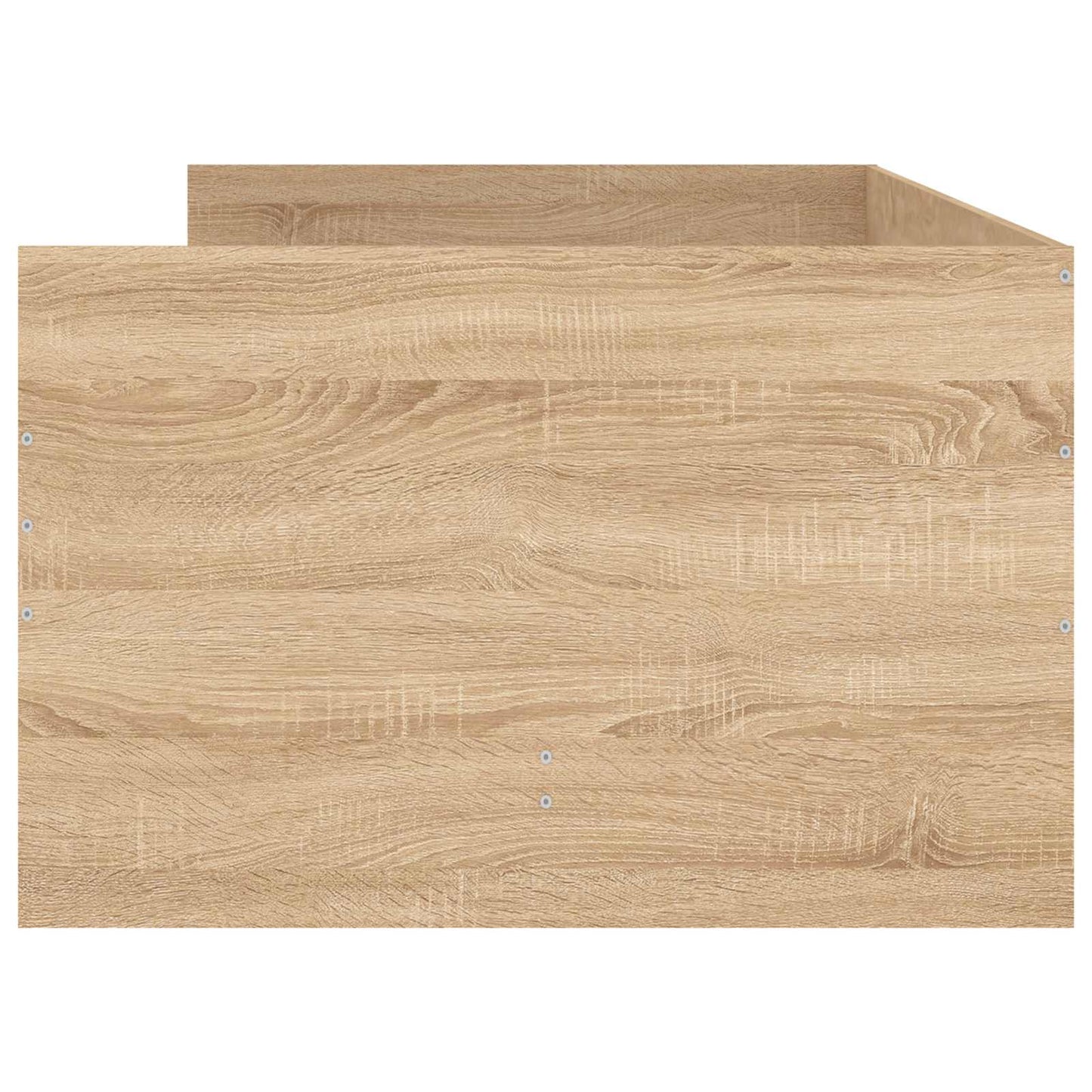 Bettgestell mit Stauraum Sonoma-Eiche 80 x 200 cm Holzwerkstoff