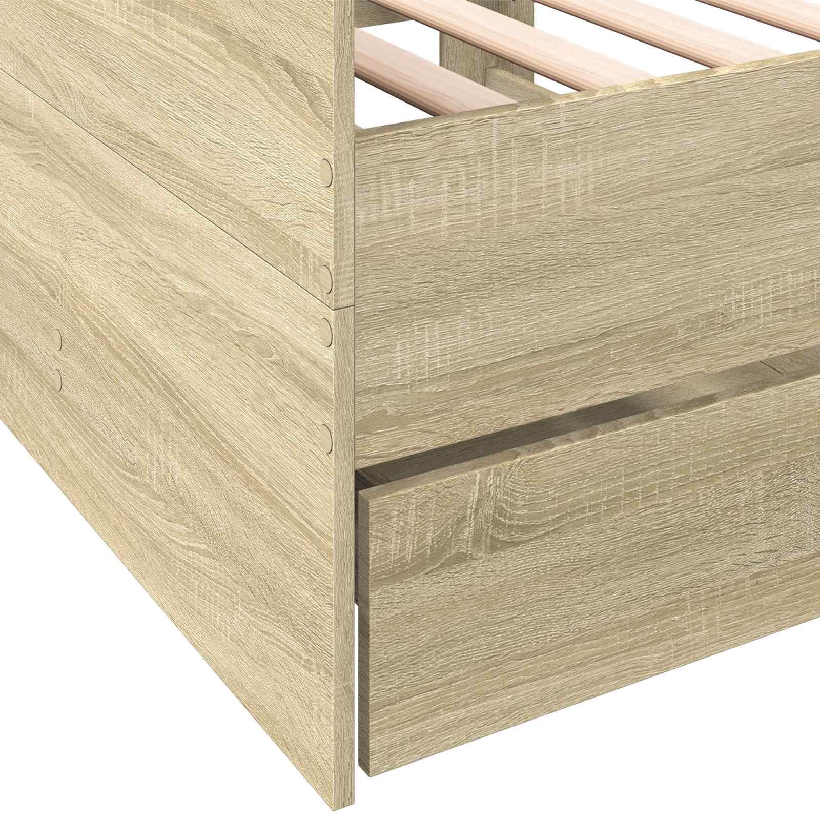 Tagesbett mit Schubladen Sonoma-Eiche Holzwerkstoff