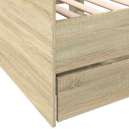 Tagesbett mit Schubladen Sonoma-Eiche Holzwerkstoff