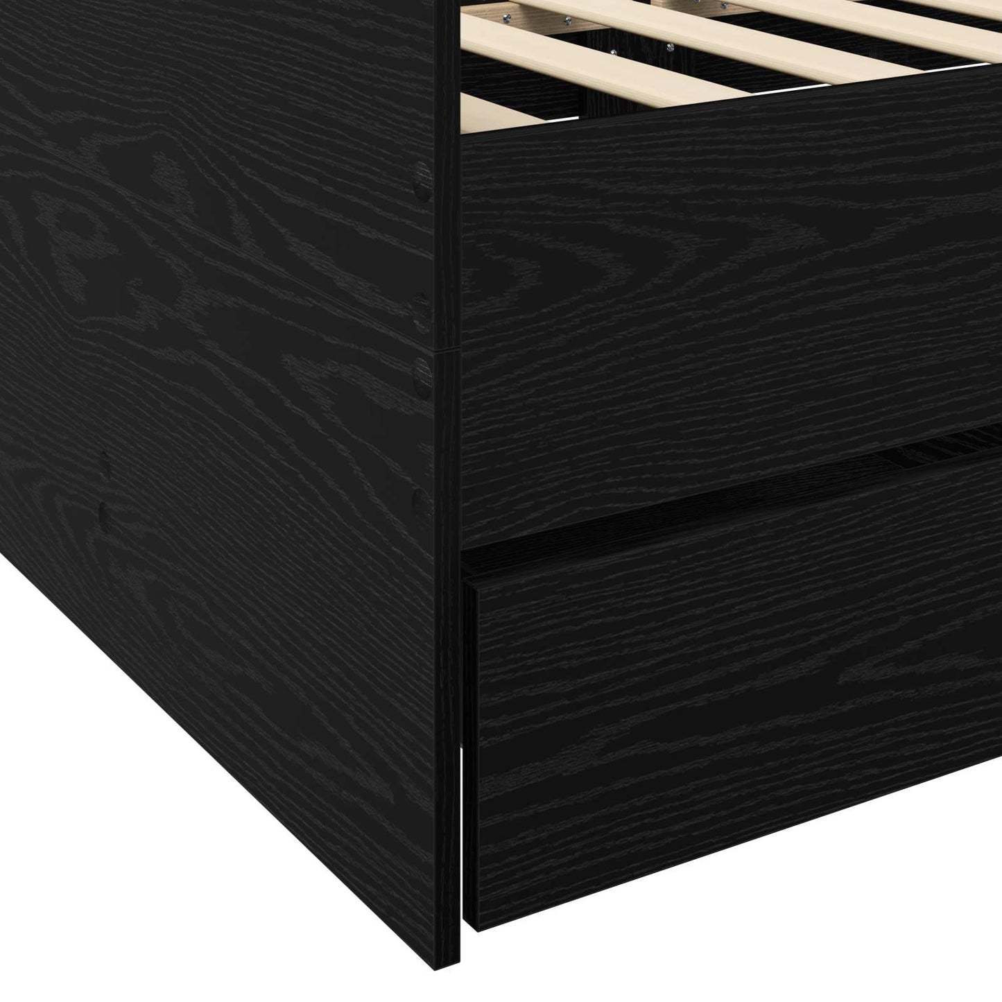 Tagesbett mit Schubladen Schwarze Eiche Holzwerkstoff