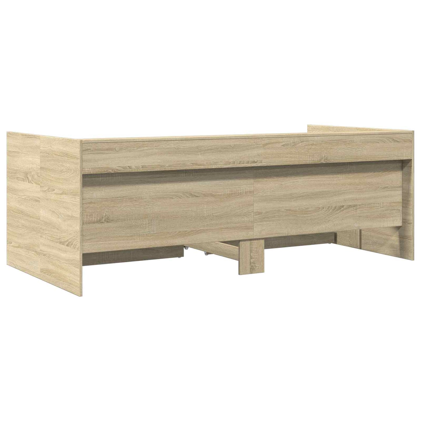 Tagesbett mit Schubladen mit Regal Sonoma-Eiche Holzwerkstoff