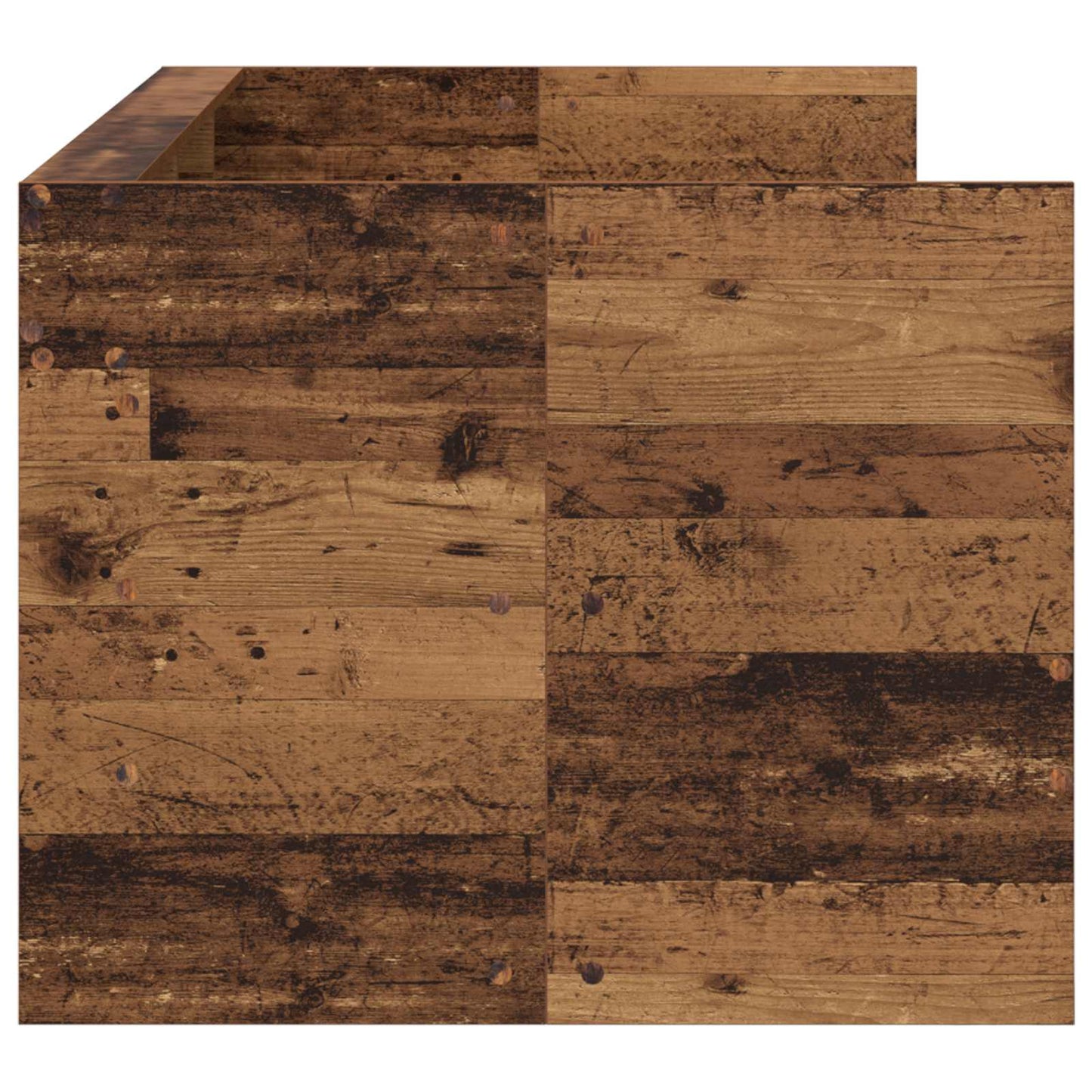 Tagesbett mit Schubladen mit Regal Altholz Holzwerkstoff