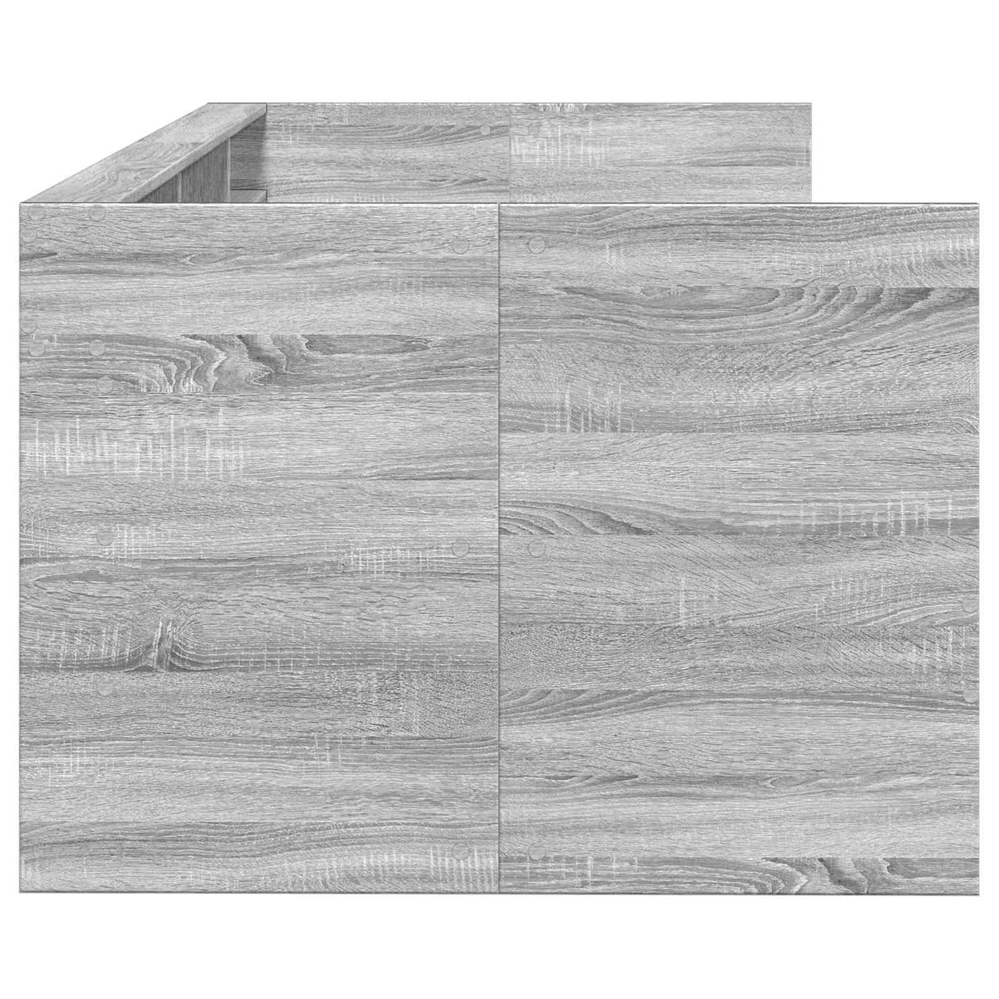 Tagesbett mit Schubladen mit Regal Grau Sonoma Holzwerkstoff