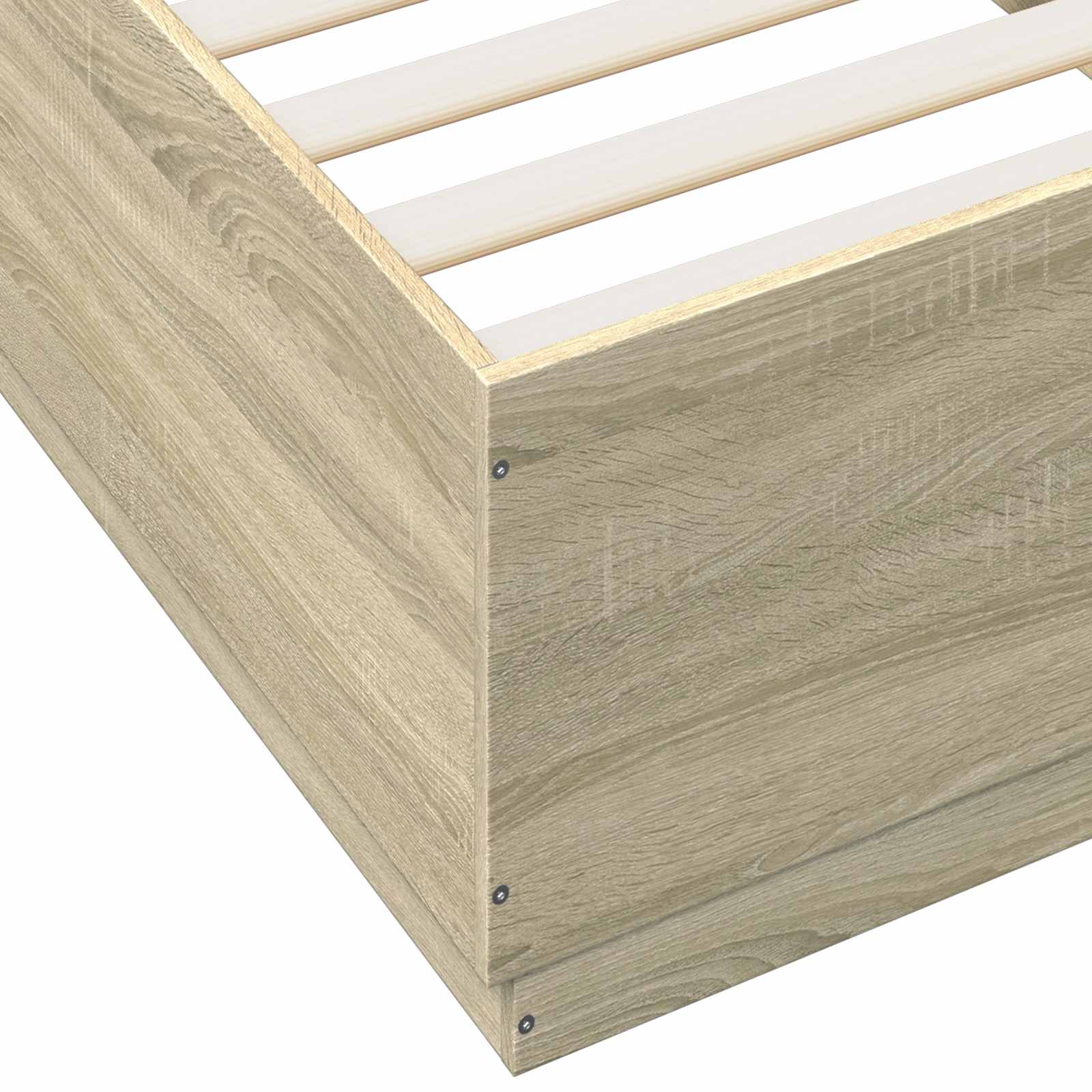 Bettrahmen Sonoma-Eiche 80 x 200 cm Holzwerkstoff