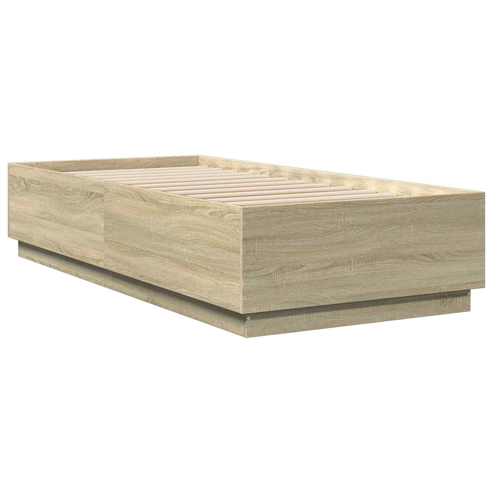 Bettrahmen Sonoma-Eiche 80 x 200 cm Holzwerkstoff