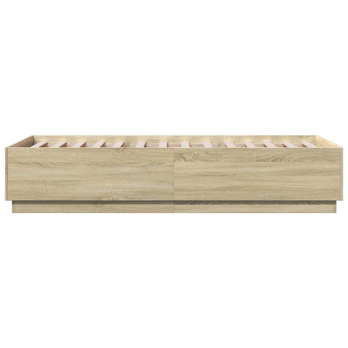 Bettrahmen Sonoma-Eiche 80 x 200 cm Holzwerkstoff