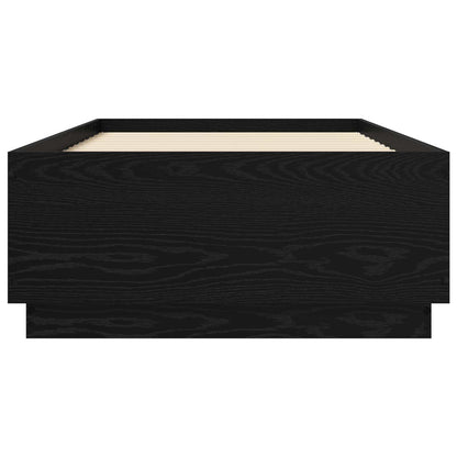 Bettrahmen Schwarze Eiche 80 x 200 cm Holzwerkstoff