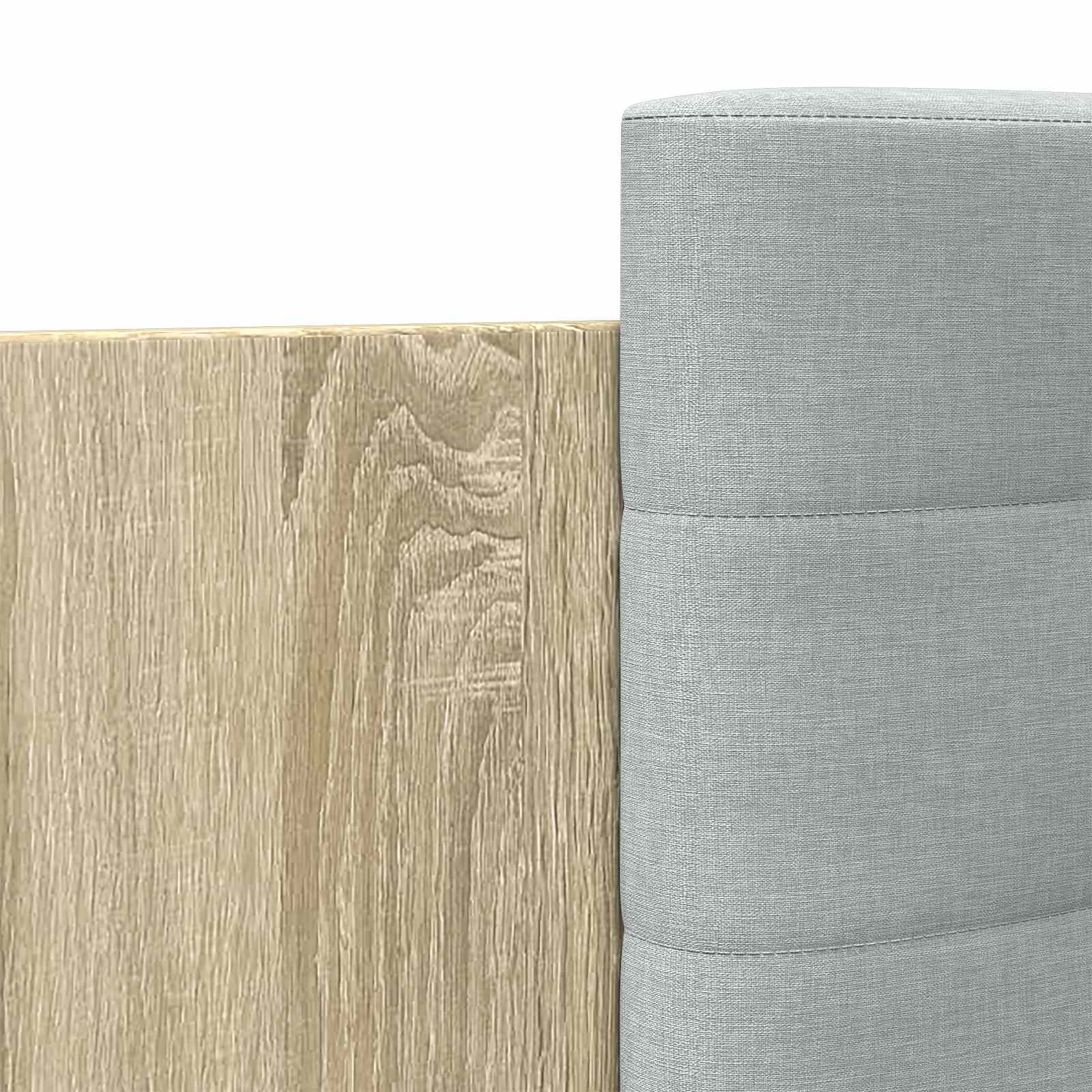 Bettgestell mit LED Sonoma-Eiche 80 x 200 cm Holzwerkstoff