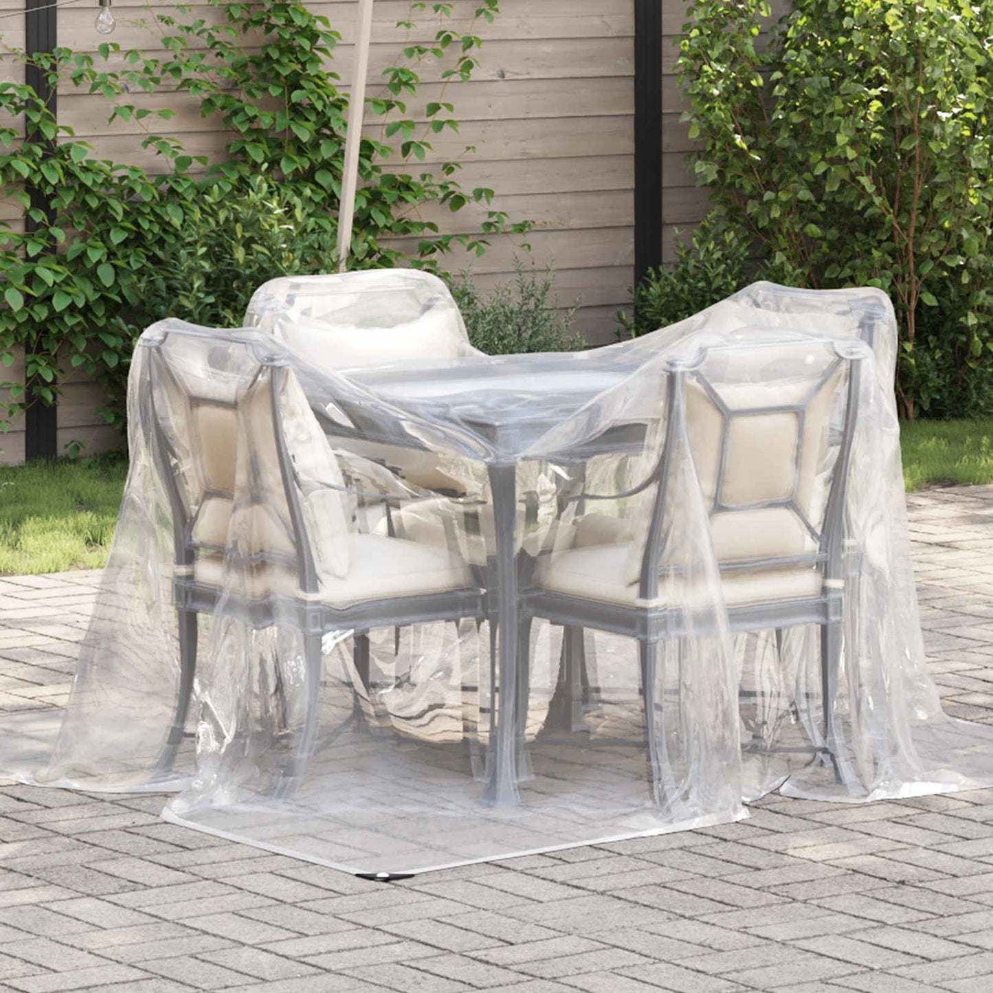 Pflanzenabdeckung Transparent 2 x 2 m PE