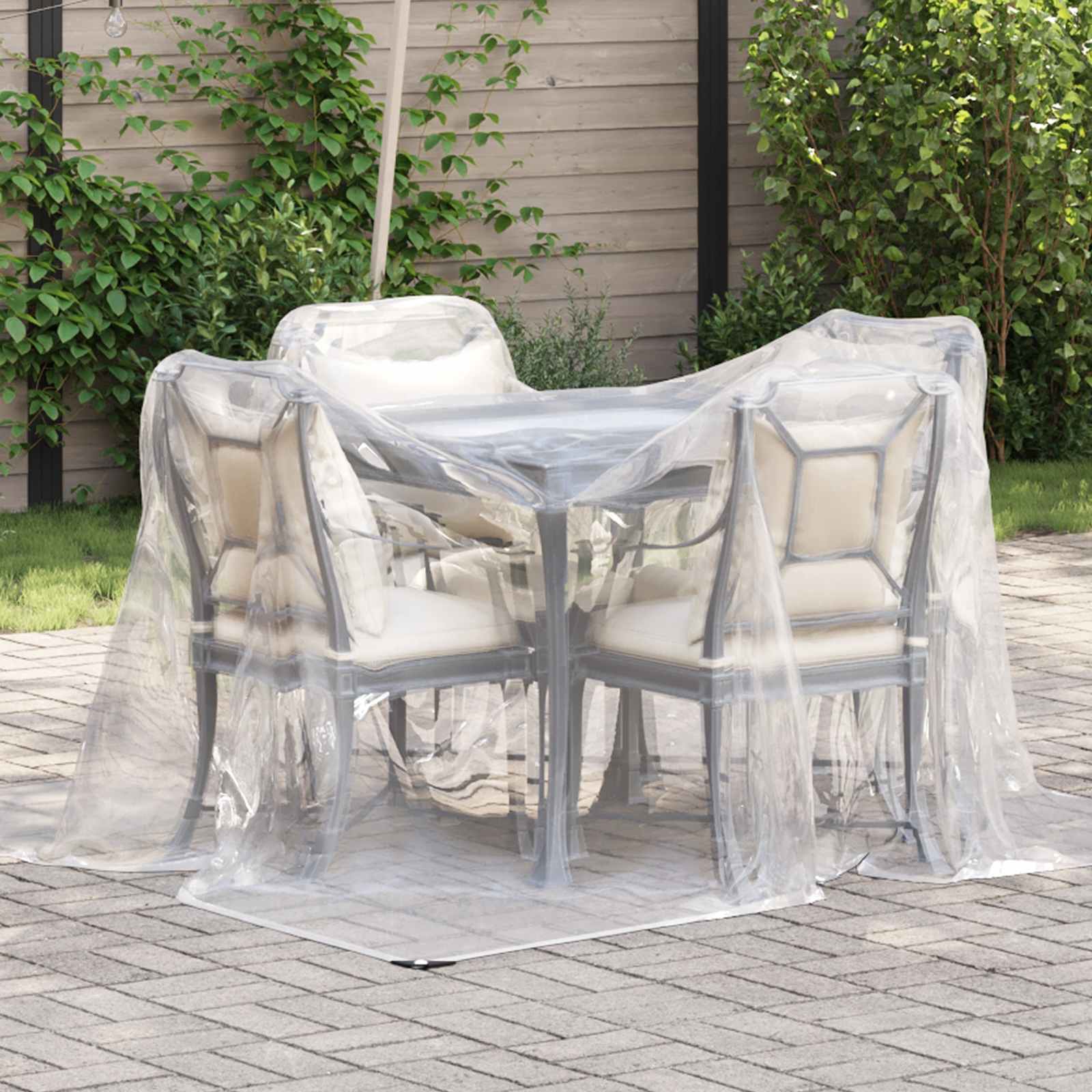 Pflanzenabdeckung Transparent 2 x 2 m PE