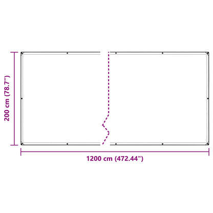 Pflanzenabdeckung 2 x 12 m PE Transparent
