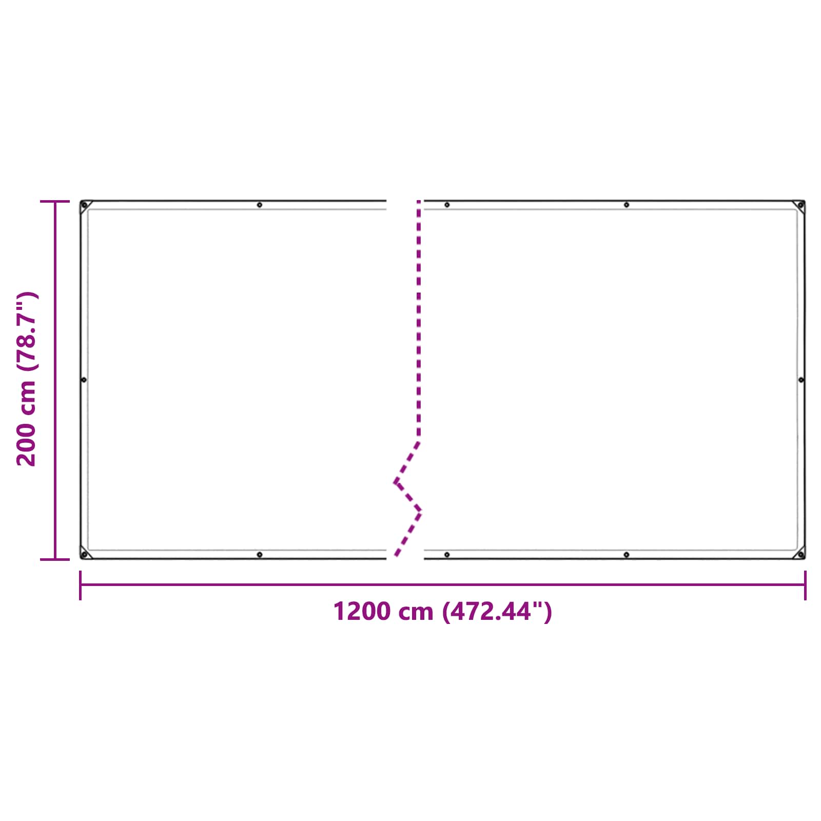 Pflanzenabdeckung Transparent 2 x 12 m PE