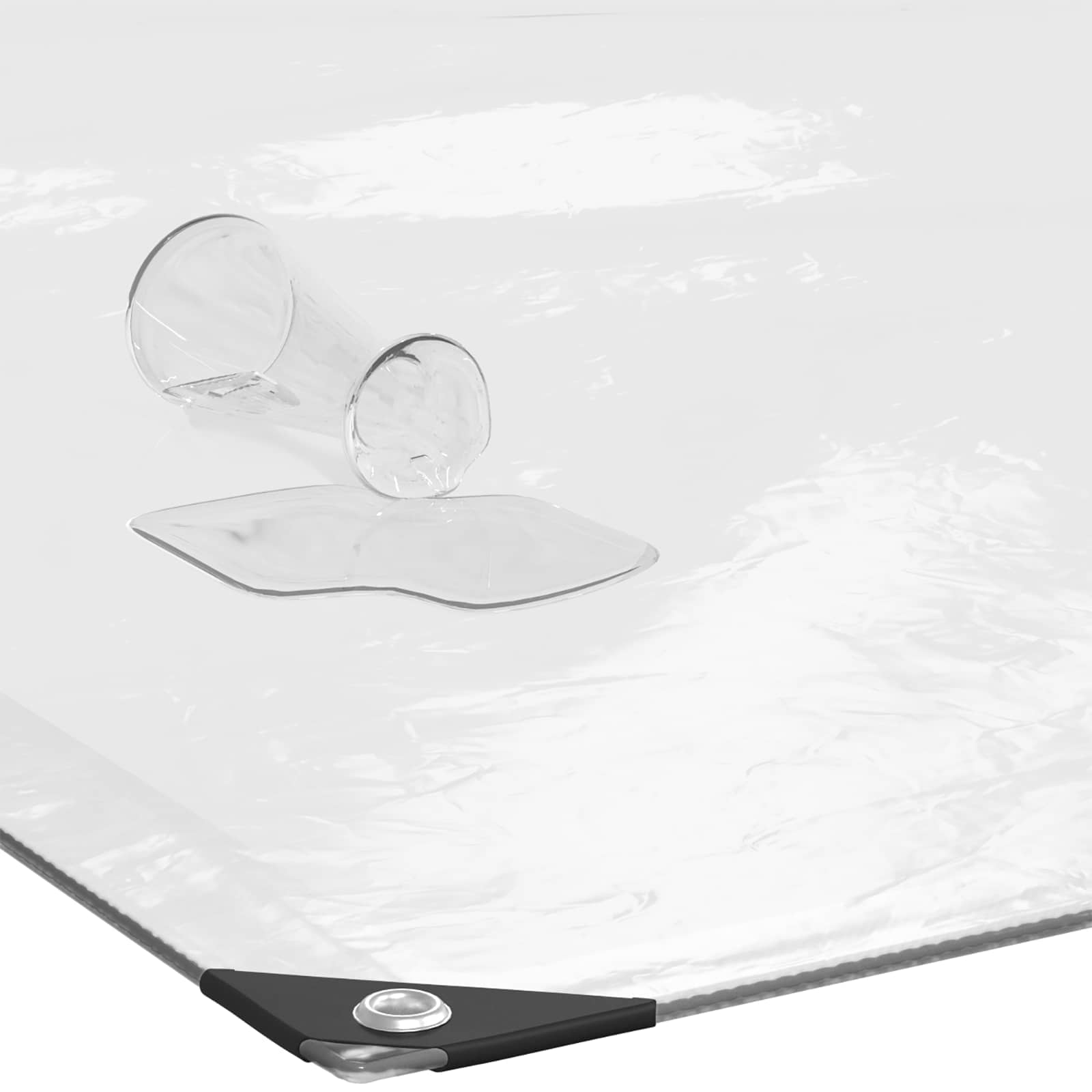 Pflanzenabdeckung Transparent 5 x 12 m PE