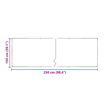 Pflanzenabdeckung 1,5 x 2,5 m PE Transparent