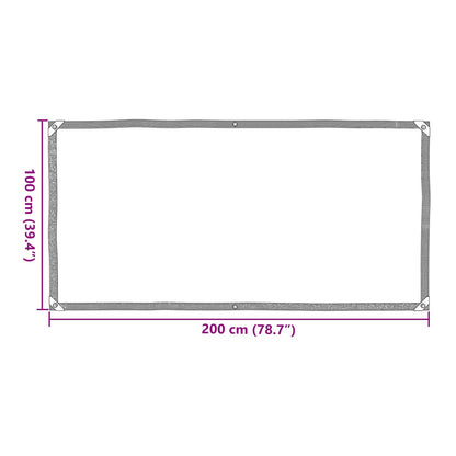 Pflanzenabdeckung 1 x 2 m PE Lichtdurchlässig