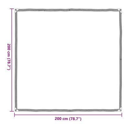Pflanzenabdeckung 2 x 2 m PE Lichtdurchlässig
