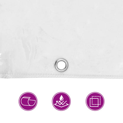 Pflanzenabdeckung 3 x 3 m PVC Transparent