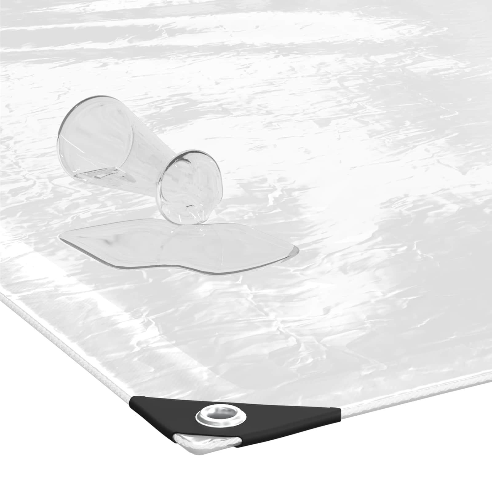 Pflanzenabdeckung Transparent 7 x 5 m PVC