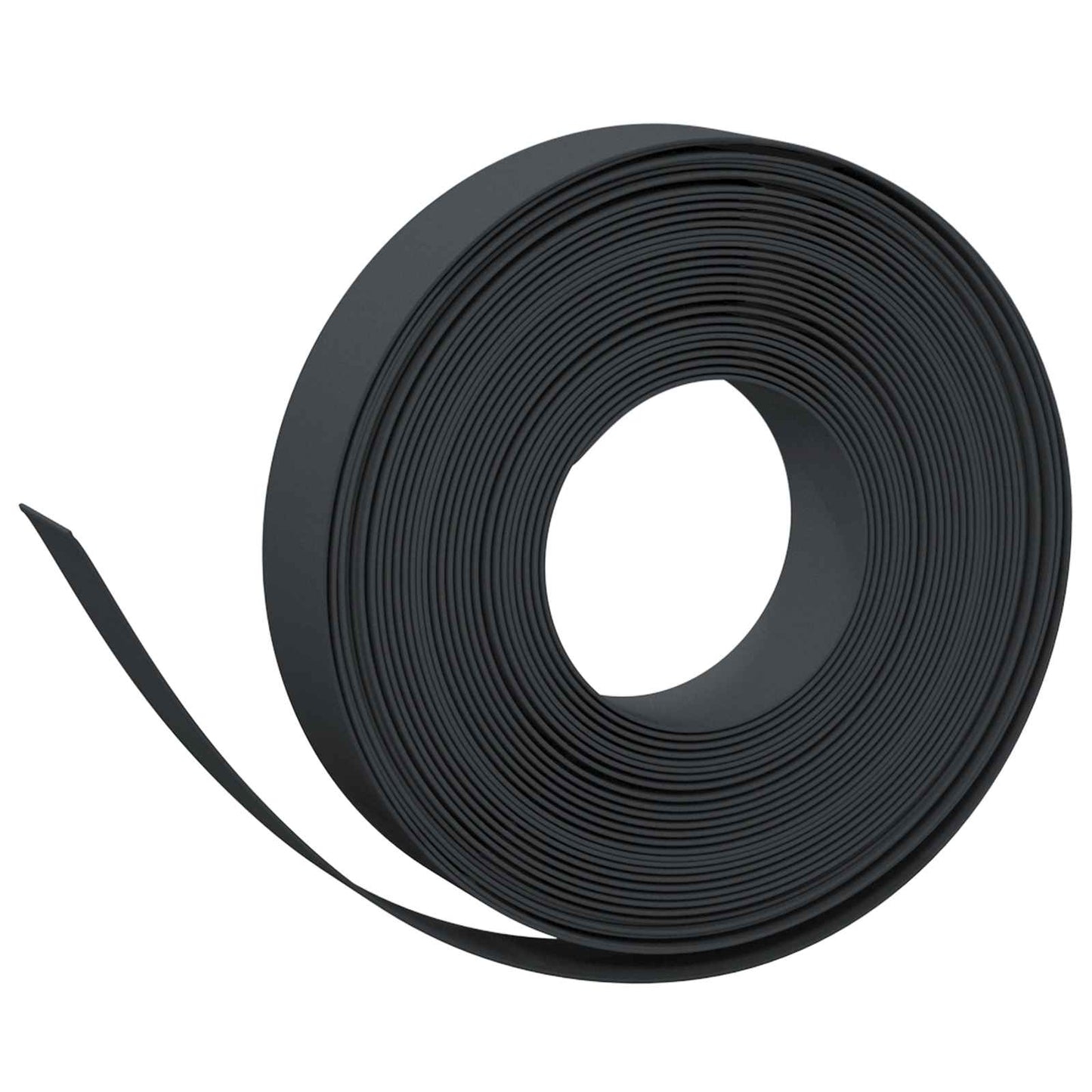 Gartenumrandung 25 m 10 cm PE Schwarz